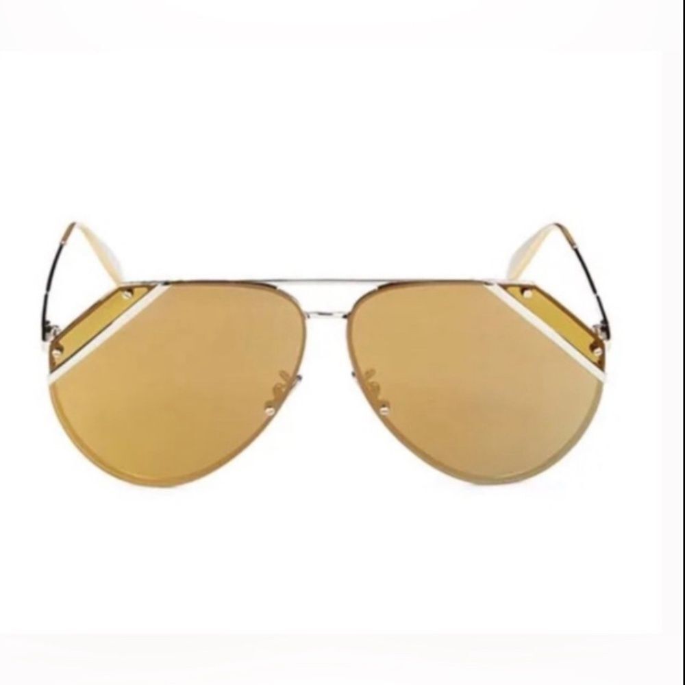 NWT Alexander McQueen 65MM Aviator Sunglasses